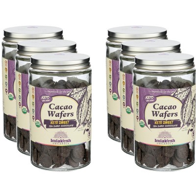 Imlak'esh Organic Cacao Wafers - Case of 6 - 14 oz