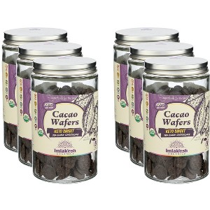 Imlak'esh Organic Cacao Wafers - Case of 6 - 14 oz - 1 of 2