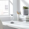 Glass Hourglass Timer - Decorative Sand Timer for Home & Office - Modern - 8" White - 3 of 4