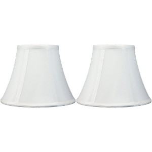 Urbanest Faux Silk Softback Bell Lamp Shade, 5" Top x 9" Bottom x 7" Slant - 1 of 4