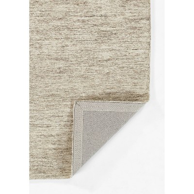 Natural Hand-Tufted Wool Rectangular Accent Rug