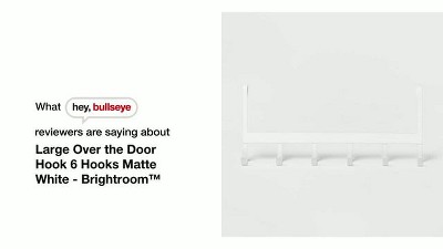 Large Over The Door Hook 6 Hooks - Brightroom™ : Target
