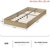 Wood Platform Bed Frame King/QUEEN/Full/ Twin-XL /Twin Size, Floor-Standing Bed Frame with Wooden Slat, Easy Assembly Natural - 2 of 4