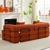 Mjkone Convertible Pull Out Sleeper Sofa Bed with Pillows&Movable armrest,Folding Mattress Couch, Removable Washable Floor Sofa - 4 of 4