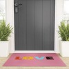 Showmemars Happy Love Typography Looped Vinyl Welcome Mat - Society6 - 2 of 4