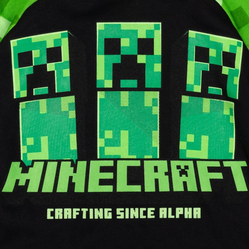 Minecraft Creeper Pullover Hoodie Pockets, 3 of 8