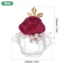 Unique Bargains Wrist Corsage Artificial Flower Elastic Band Fabric Wrist Corsage Bracelet - 3 of 4