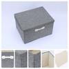 REGALWOVEN Collapsible Fabric Storage Bin with Lid and Handle for Shelves Closet 2 Pcs - 2 of 4