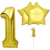 Sparkle and Bash 28-Piece Baby Girl 1st Birthday Party Decorations Supplies - Balloons, Tassels & Cake Topper - image 3 of 4