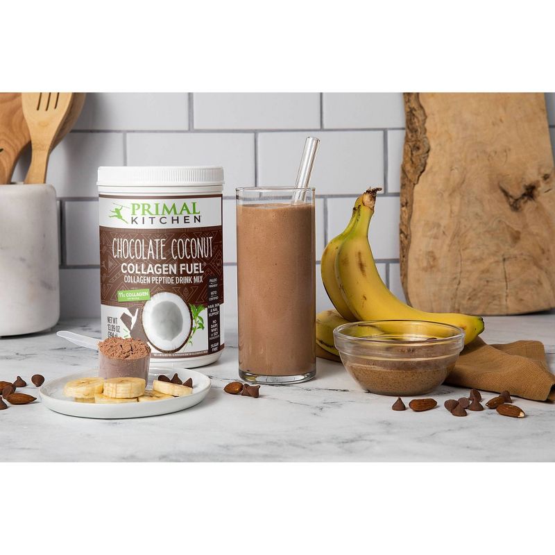 Primal Kitchen Collagen Fuel Supplement Powder - Chocolate Coconut - 13.1oz, 4 of 15
