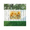 Cottage Garden West of The Wind SUNSHADES Yellow, Green 40 x 30 Inch Waterproof Gallery Wrapped Canvas, Outdoor Garden, Yard, Patio All Weather - 2 of 2