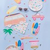Daydream Society - Surf's Up Large Plates - Pack of 8 Paper Plates - 4 of 4