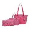 MKF Collection Havenly Women’s Tote Bag, Mini Tote Bag, Pouch and Wallet by Mia K - 2 of 4