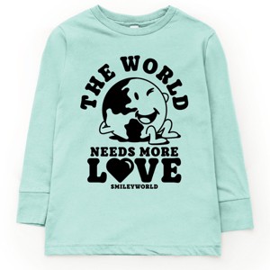 The Juniper Shop SmileyWorld The World Needs More Love Youth Long Sleeve Tee - 1 of 4