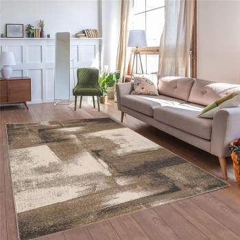 Luxe Weavers Contemporary Abstract Area Rug