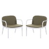 Okak Minimalist PP Patio Accent Chairs Upholstered Club Chairs/Loveseat/Combo,Chic Outdoor Armchair for Poolside,Garden&Backyard - 2 of 4