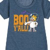 - SpongeBob SquarePants - Sandy Boo Y'all Graphic Short Sleeve Fleece Dress - 2 of 4