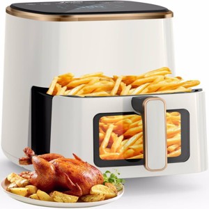 BestParts 5.3QT Air Fryer with Viewing Window, 7 Presets, Digital Touchscreen, Dishwasher-Safe Basket, Black - 1 of 4