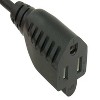 SANOXY 25ft 14 AWG SJTW Power Extension Cord for Indoor and Outdoor (NEMA 5-15P to NEMA 5-15R) - 2 of 4
