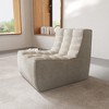 Lazy Floor Sofa Couch, Bean Bag Chair,27.56"Single Sofa, Fireside Chair,Corner Relax Sofa Couch for Apartment,No Assembly Needed - 2 of 4
