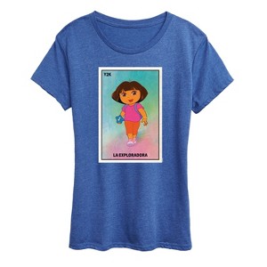 Women's - Dora the Explorer - Loteria La Exploradora Short Sleeve Graphic T-Shirt - 1 of 4