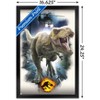 Trends International Jurassic World: Dominion - T. Rex Focal Framed Wall Poster Prints - 3 of 4