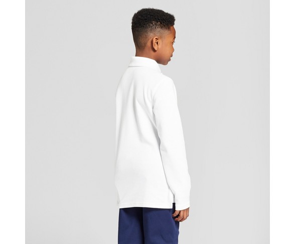 cat and jack long sleeve polo