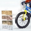 VisioGear Bicycles, 24 Inch Bicycle with Adjustable Seat, Fat Tire Mountain Bike for Boys and Girls, Blue, 64.17"*24.8"*35.04" - 3 of 4