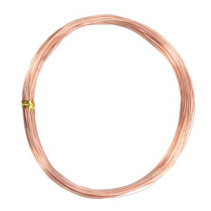 Unique Bargains Soft Pure Copper Jewelry Making Gardening Wire 1 Roll - 1 of 4