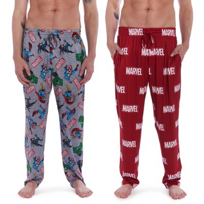 mens red pajama bottoms