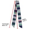 Allegra K Women Polka Dot Heart Print Stripes Skinny Double-Sided Neckerchief - 3 of 4