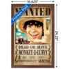 Trends International Netflix One Piece - Luffy Wanted Framed Wall Poster Prints - 3 of 4