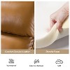 Florina Modern Upholstery Genuine Leather Recliner with Nailhead Trim for Living Room and Bedroom  | ARTFUL LIVING DESIGN - 4 of 4