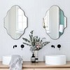 Beautyolove 20 in. W x 30 in. H Scalloped Black Decorative Wall Mirror - 2 of 4