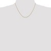 Black Bow Jewelry 0.9mm, 14k Yellow Gold, Round Snake Chain Necklace - 2 of 4