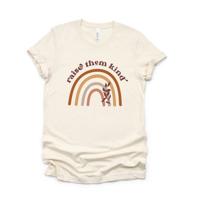 Simply Sage Market Women's Raise Them Kind Rainbow Short Sleeve Graphic Tee