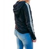 Women's Stripe Sweater Hoodie - mystree - 2 of 3