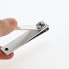 Unique Bargains Anti-slip Pattern Large Curved Nail Clippers Toenail Clippers 1 Pc - 2 of 4