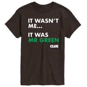 Men's - Clue - It Wasnt Me It Was Mr Green Short Sleeve Graphic T-Shirt - 1 of 3