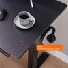 Racxily Electric Standing Desk, Adjustable Height Stand up Desk, 24x48 Inches Sit Stand Home Office Desk,Black Frame/Black Top - 4 of 4