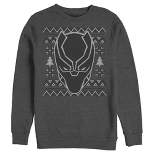 Men's Marvel Ugly Christmas Panther Mask Sweatshirt