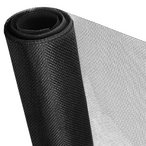Stockroom Plus Replacement Fiberglass Screen Mesh Roll for Windows, Sliding Doors, Patio & Garden, 48 x 236.2 in, Black - 1 of 4