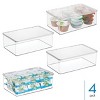 iDesign Stackable Hinged-Lid Pantry Storage Box - Set of 4 - Clear - 2 of 4