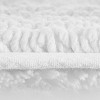 SEVOBAL Bath Rugs and Mats Bathroom Rugs Non Slip Washable Soft Absorbent Chenille Bath Mat Shaggy Floor Carpet for Tub Shower, White, 30"*20"*0.75" - 4 of 4