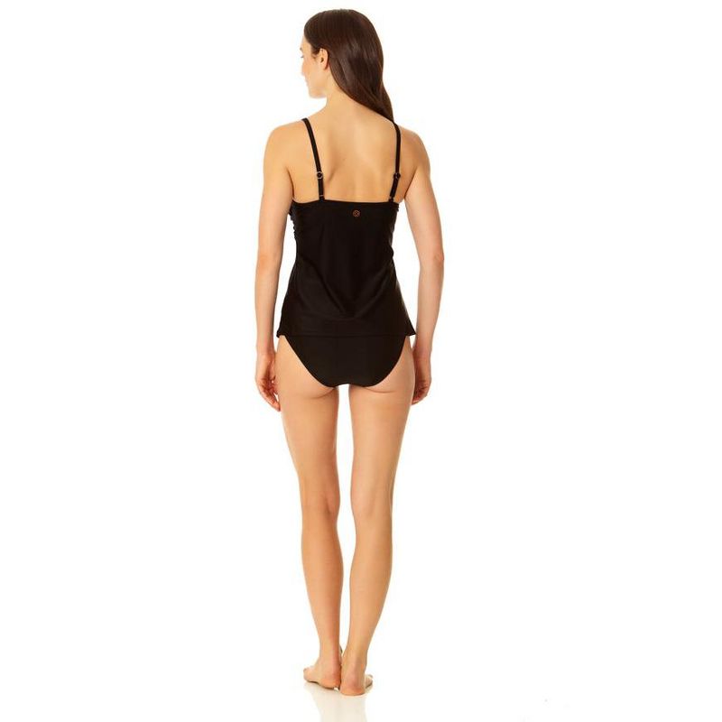 CopperControl by Coppersuit - Women's Cross Front Tankini Swimsuit Top, 4 of 6