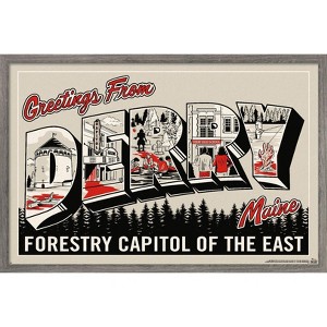 Trends International IT: Welcome to Derry (2025) - Greetings From Derry Framed Wall Poster Prints - 1 of 4
