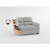 CAVINAS Couches for Living Room Sofa Chair Textured Fabric Channel Upholstered Plush Seating Chair Armchair with Pillows - 3 of 4