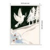 Kate & Laurel All Things Decor Sylvie Beaded Peace Dove Framed Canvas by Teju Reval - 2 of 4