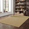 Captiv8e Designs Kokomo Textured Basket Weave Solid Tan Indoor/Outdoor Rug - 2 of 4