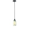 Dewdrop 4.7" Mini Glass Pendant Light, Brown White Marble Glass, Vintage Hanging Ceiling Lamp - 2 of 4